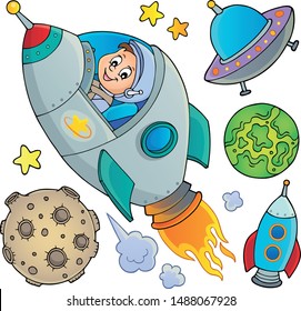 Space topic collection 1 - eps10 vector illustration.