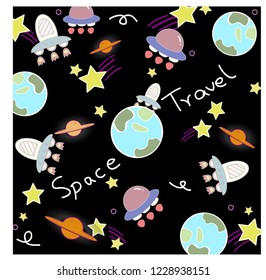 Space Travel background ,good for mobile ,computer desktop screen and presentation