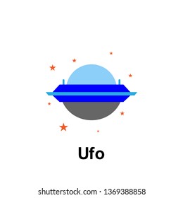 Space, ufo color icon. Element of color space icon. Premium quality graphic design icon. Signs and symbols collection icon for websites, web design