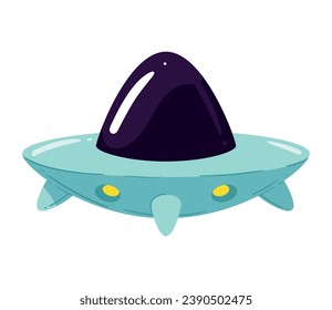 space ufo design vector isolated