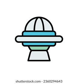 Space Ufo Icon Vector illustration