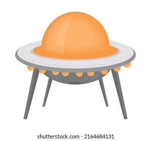 space UFO icon white background