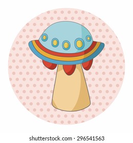 Space ufo theme elements