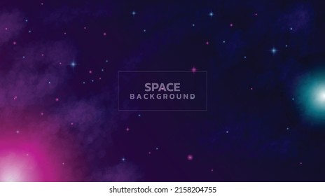 Space universe background for your business