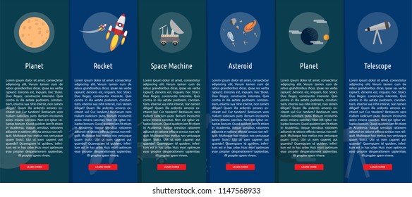 Space and Universe Banner Concept