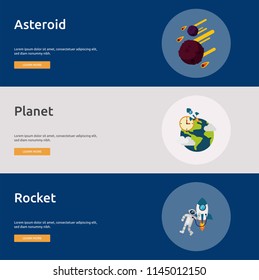 Space and Universe Banner Design