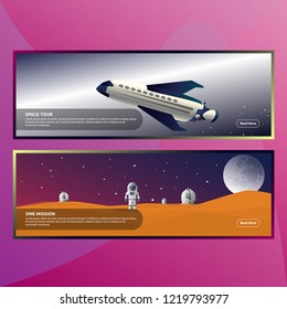 Space and Universe - Banner Design