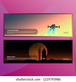 Space and Universe - Banner Design