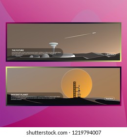Space and Universe - Banner Design