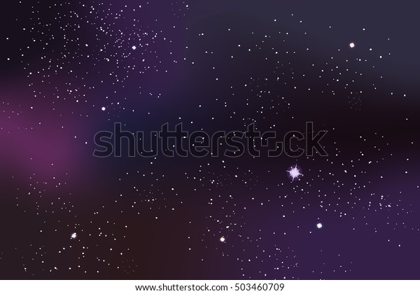 Space Universe Cosmos Background Purple Violet Stock Vector (Royalty ...