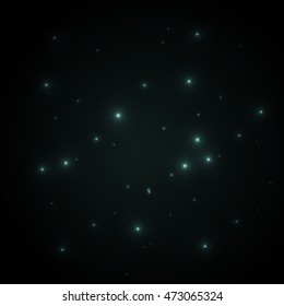 Space vector background with sparkling stars and lines. Abstract galaxy wallpaper. 