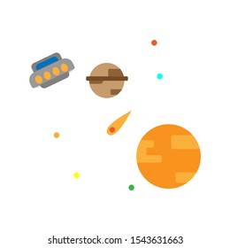 space vector flat design on a white background