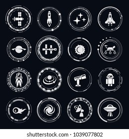 Space vector icons