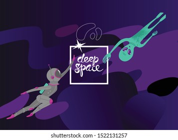 Space vector illustration. Space Galaxy n print could be used for textile,  yoga mat, phone case, t-shirt, etc