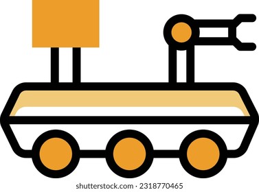space Vector illustration on a transparent background. Premium quality symmbols. Line Color vector icons for concept and graphic design.