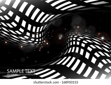 Space vector tunnel illustration abstract background illustration - Vector space travel abstract web template 