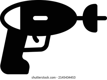 arma espacial Ilustración vectorial en un fondo transparente.Símbolos de calidad premium.Icono vector glifos para concepto y diseño gráfico.