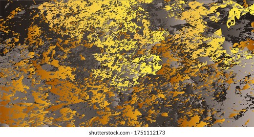 Space of yellow-brown spots. Fancy background. Abstract picture. Picture for designer cover. Screensaver in abstractionism style. Spotted background for the site. Vector illustration. Eps-10