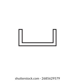 ícone da barra de espaço ilustração elemento design
