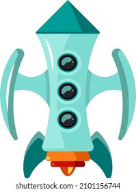 Spacecraft for cosmic exploration. Scifi space travel ship