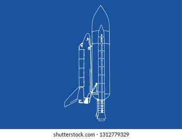 Spacecraft Drawing Hd Stock Images Shutterstock