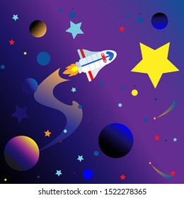 The spacecraft has a long-term ride to space.