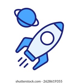 Elemento De Ícone De Espaçonave Para Design