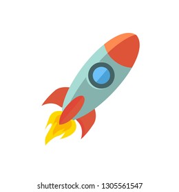 Spacecraft icon, Rocket icon - Vector