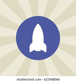 spacecraft icon. sign design. background