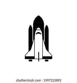 Spacecraft icon in trendy flat style isolated on white background. Symbol for your web site design, logo, app, UI. Vector illustration, EPS