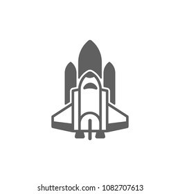 Spacecraft icon vector. Symbol for your web site design, logo, app, UI. Vector illustration, EPS