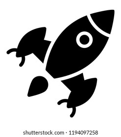A spacecraft launching with high power showing the concept of startup 