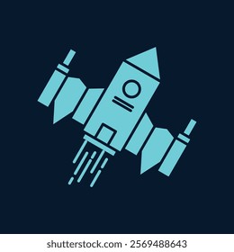 Spacecraft trendy artwork glorious abstract vector illustration colorful valuable design.eps