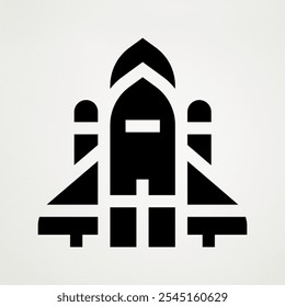 Spacecraft vector design in eps 10. icon, sign, set, symbol, illustration, vector, line, business, collection, flat, icons, web, design, linear, internet, isolated, thin, outline, black, graphic, 