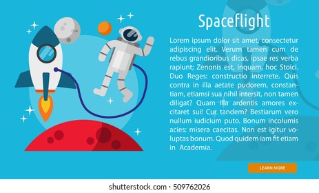 Spaceflight Conceptual Banner