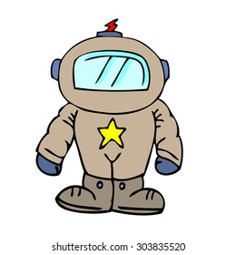 Spaceman cartoon