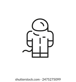 Spaceman icon. Simple spaceman icon for social media, app, and web design. Vector illustration. 