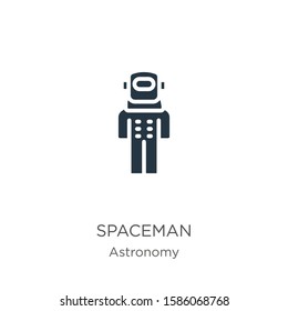 Spaceman icon vector. Trendy flat spaceman icon from astronomy collection isolated on white background. Vector illustration can be used for web and mobile graphic design, logo, eps10