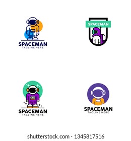 Spaceman Logo Design