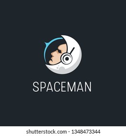 Spaceman Logo Design