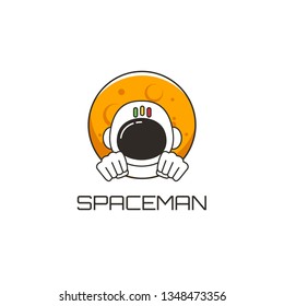 Spaceman Logo Design