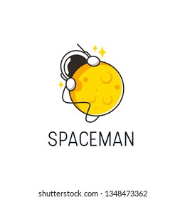 Spaceman Logo Design