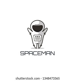 Spaceman Logo Design