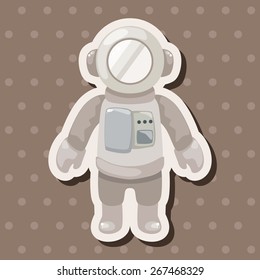 spaceman theme elements vector,eps