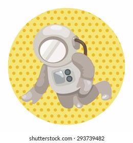 spaceman theme elements vector,eps