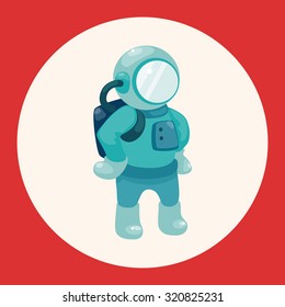 spaceman theme elements vector,eps