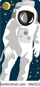 Spaceman vector illustration series. Check my portfolio for much more of this series as well as thousands of other great vector items.