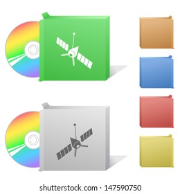 Spaceship. Box with compact disc.