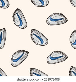 spaceship , cartoon seamless pattern background