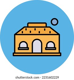 Spaceship control room Vector Icon which is suitable for commercial work and easily modify or edit it
